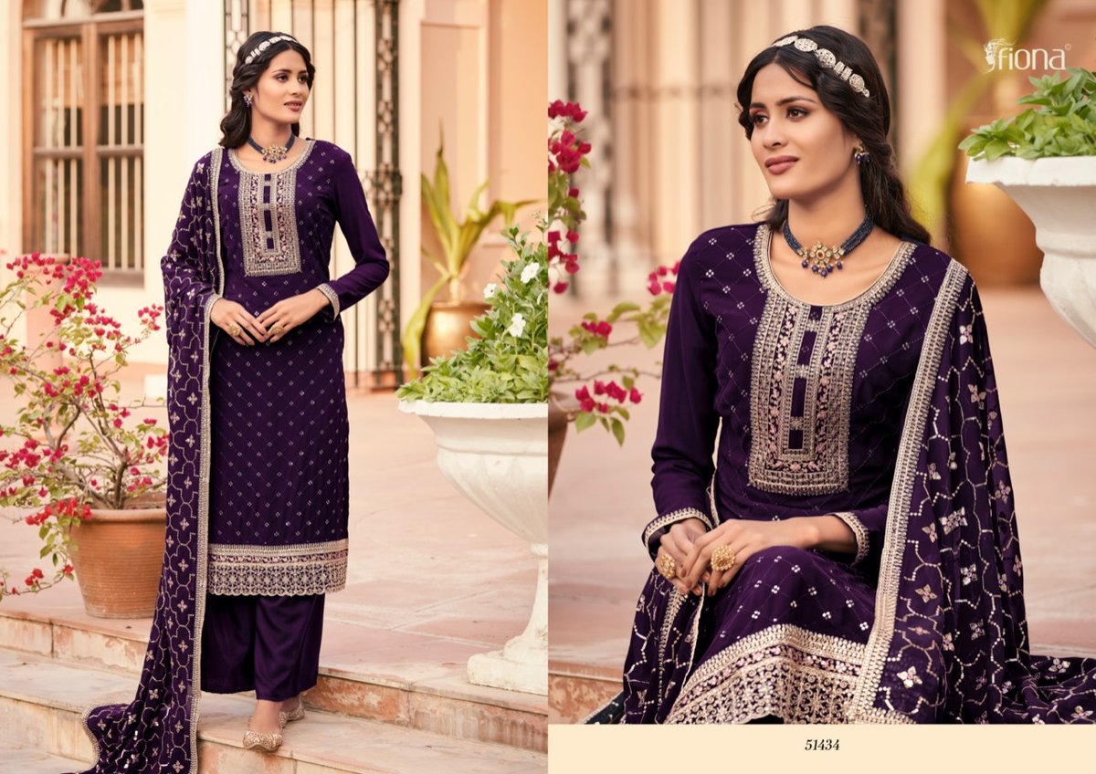 Fiona Hazel Heavy Dupatta 51431-51434 Series 1