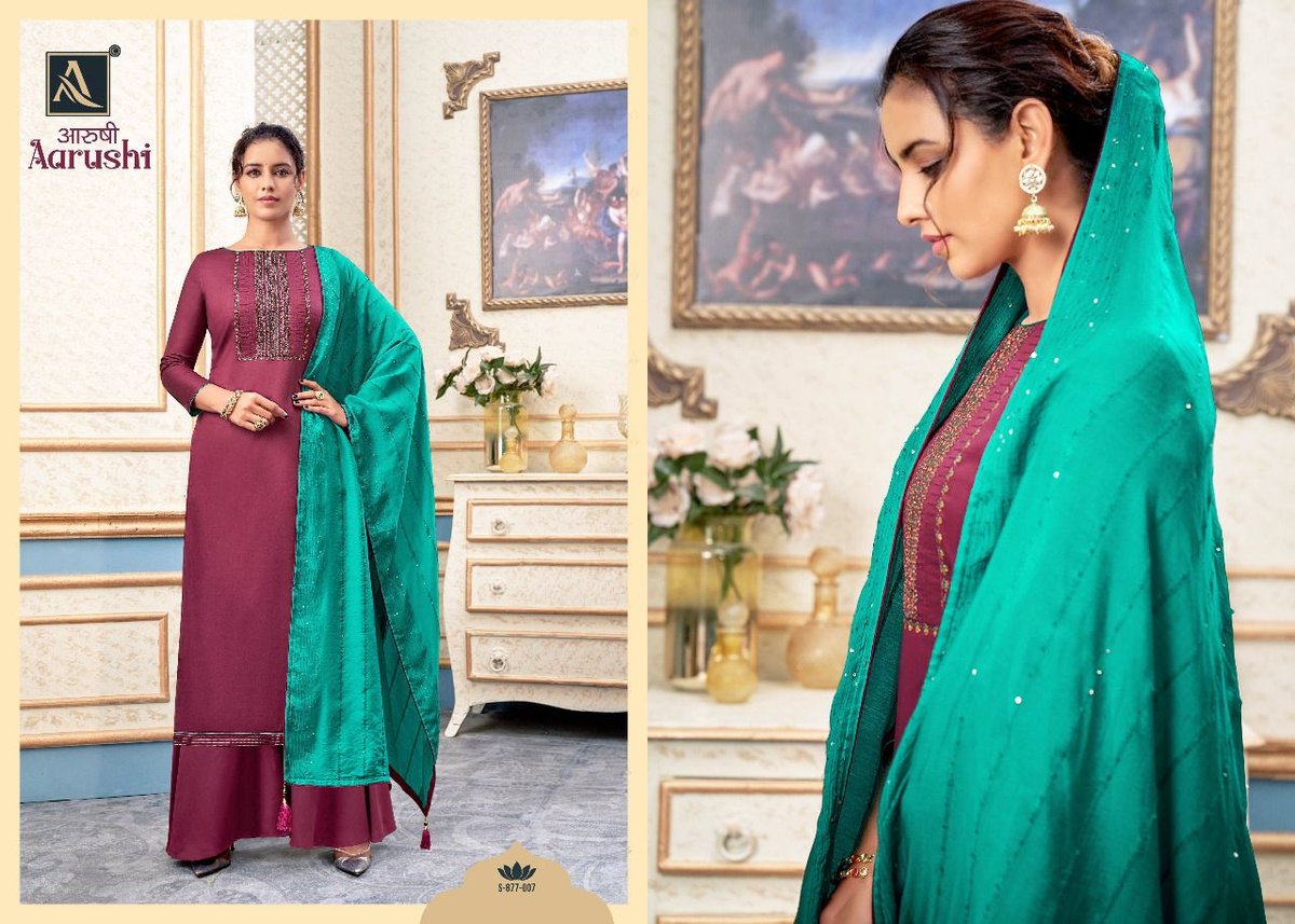Alok Suit Aarushi 877-001 to 877-008 Series 7