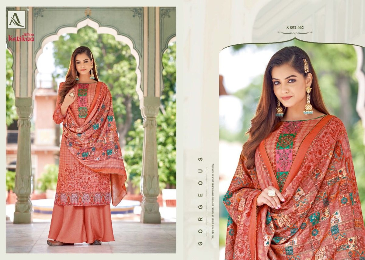 Alok Suits Ketikaa 853-001 to 853-010 Series 2