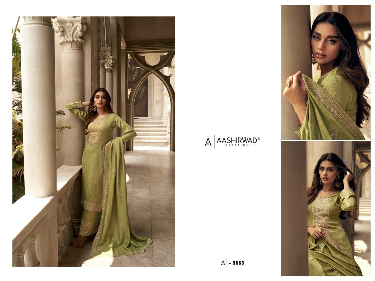 Aashirwad Creation Gulkand Zeeya 9664-9669 Series 2