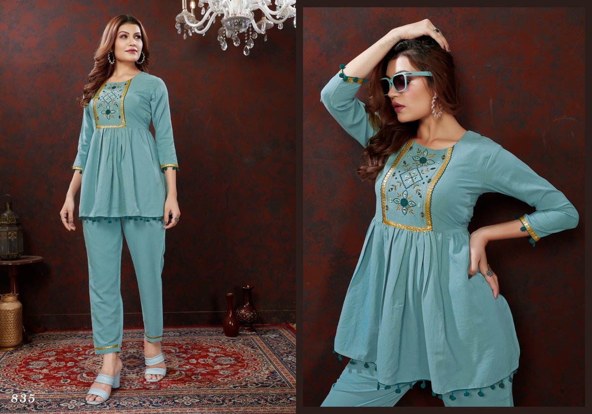 MOKSH CO-ORD SET KARIGARI 831 TO 836 5