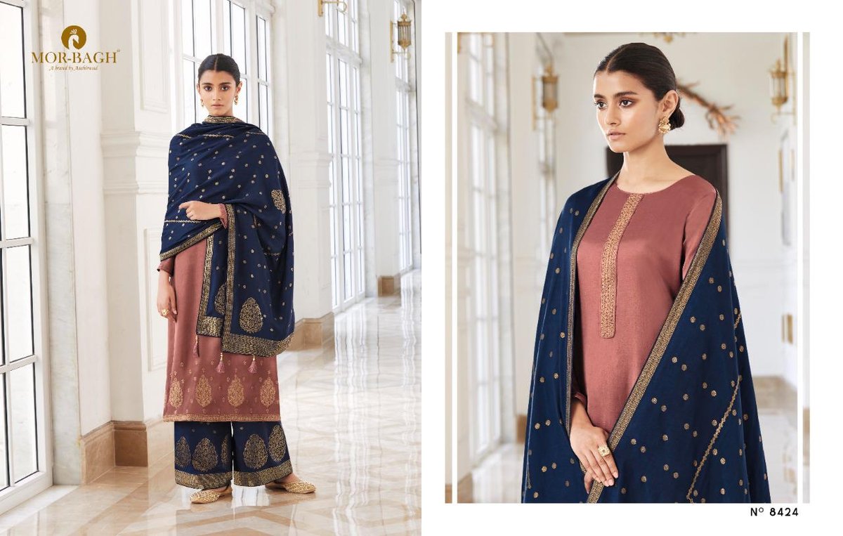 Aashirwad Creation Mor Bagh Aviva 8423-8428 Series 2