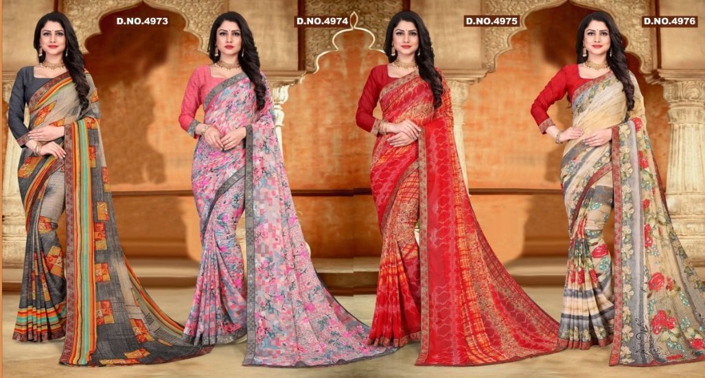 Aishwarya Saree Mukti Vol-1 4973-4976 Series 5