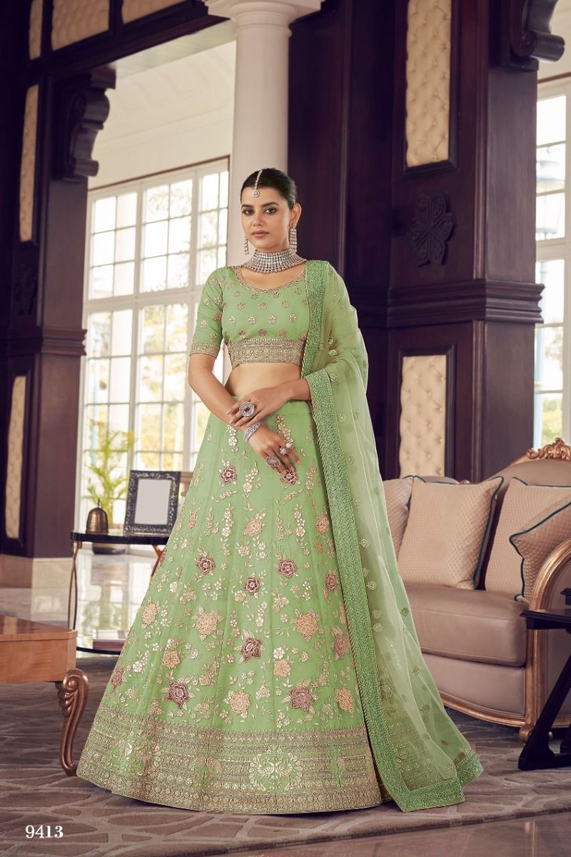 Arya Designs Lehenga Vol-24 9411-9425 Series 3