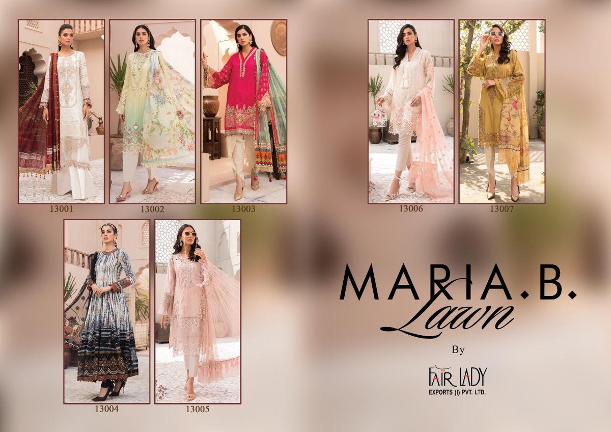 Fair Lady Maria B Lawn 13001-13007 Series 8