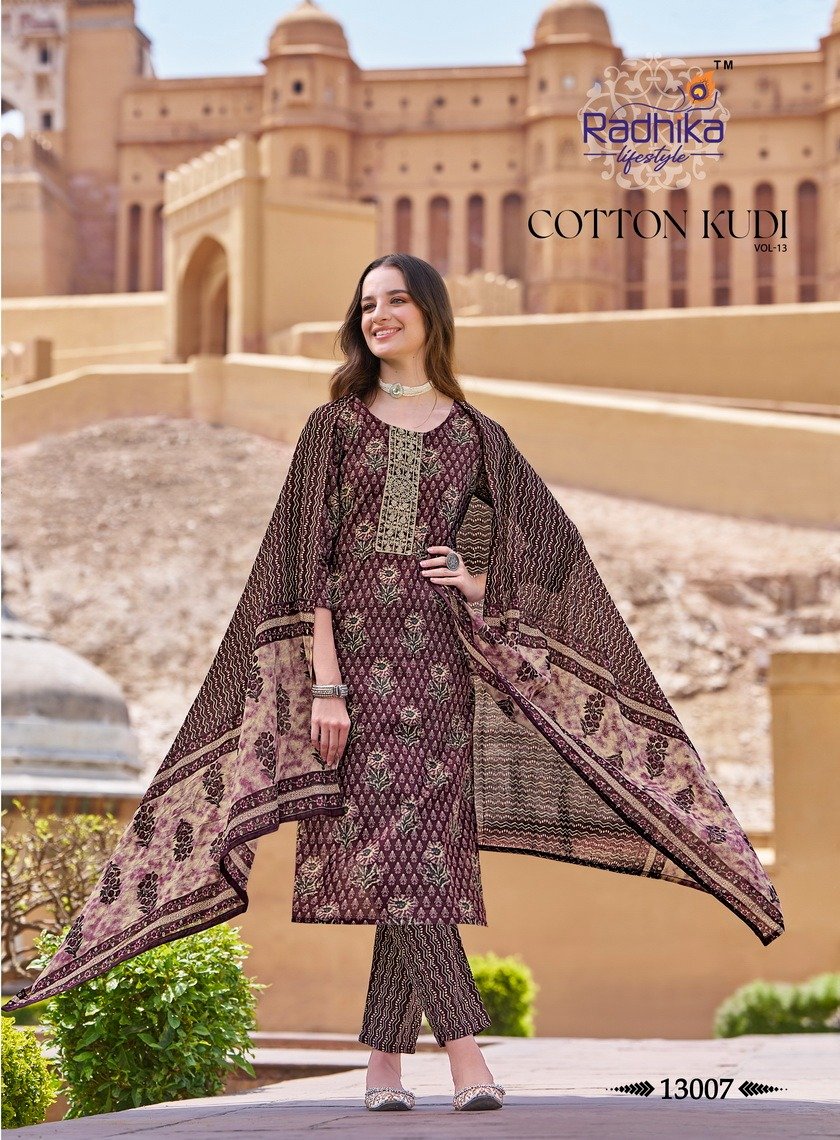 RADHIKA LIFESTYLE COTTON KUDI 13001 TO 13008 7