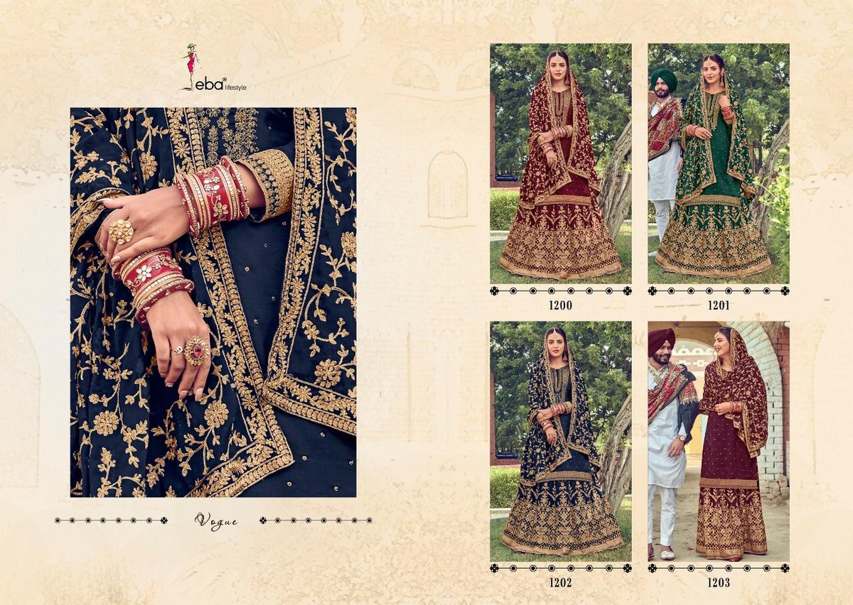 Eba Lifestyle Gulabi Rang 1200-1203 Series 5