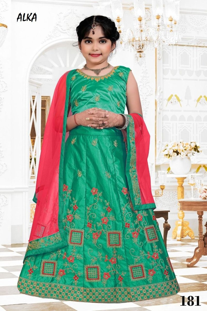 Alka Kidswear Lehenga Vol-18 179-182 Series 5