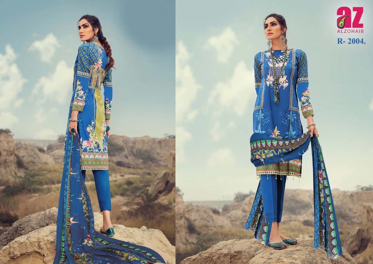AZ AL Zohaib Roohi Lawn Collection 2001-2010 Series 4