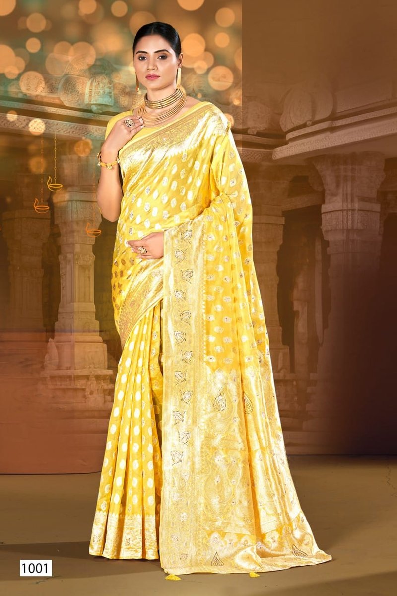 SAROJ SAREE SPARKLE SAROSKI-2 1001 TO 1006 1