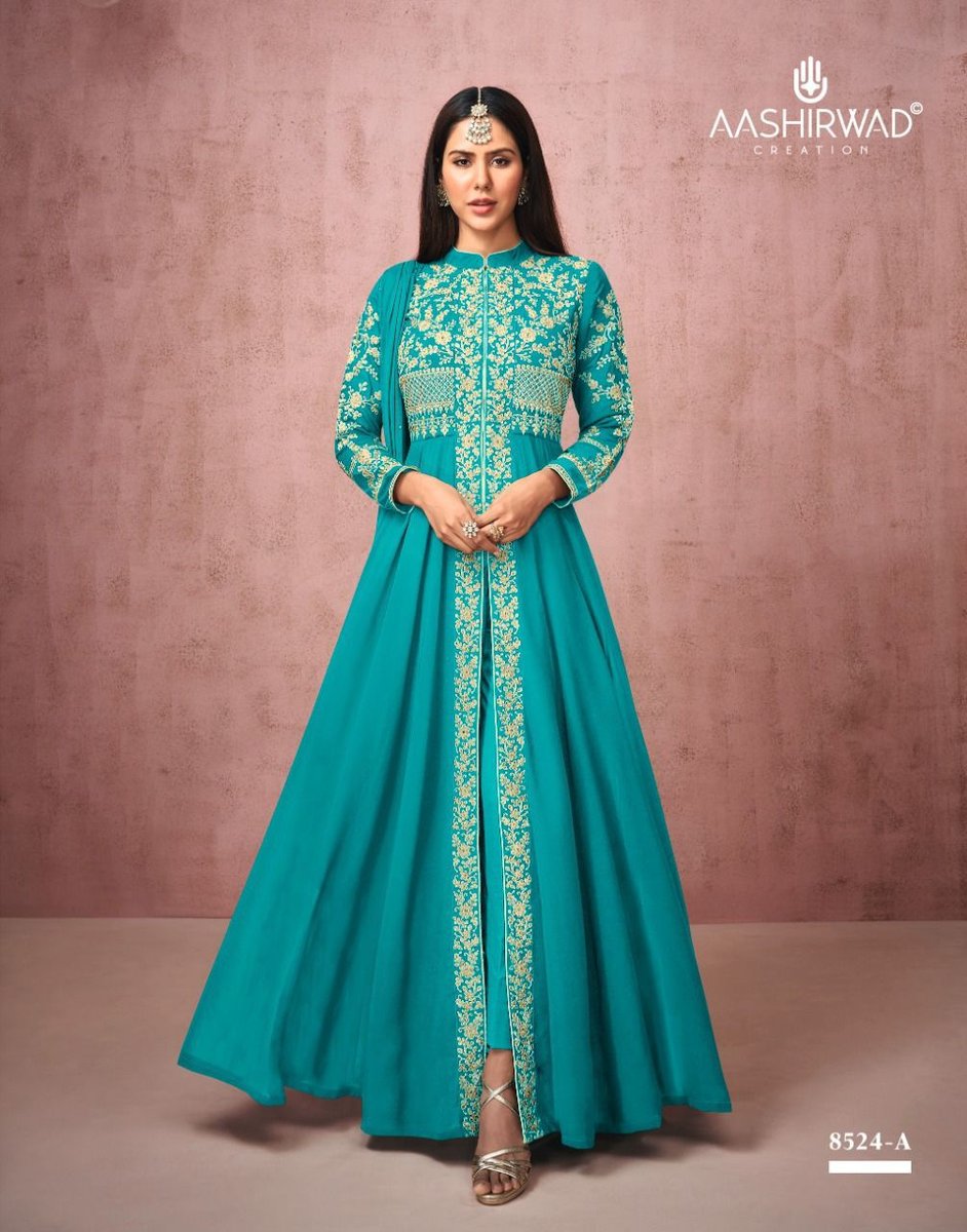 Aashirwad Creation Sonam 8524 Colors 1