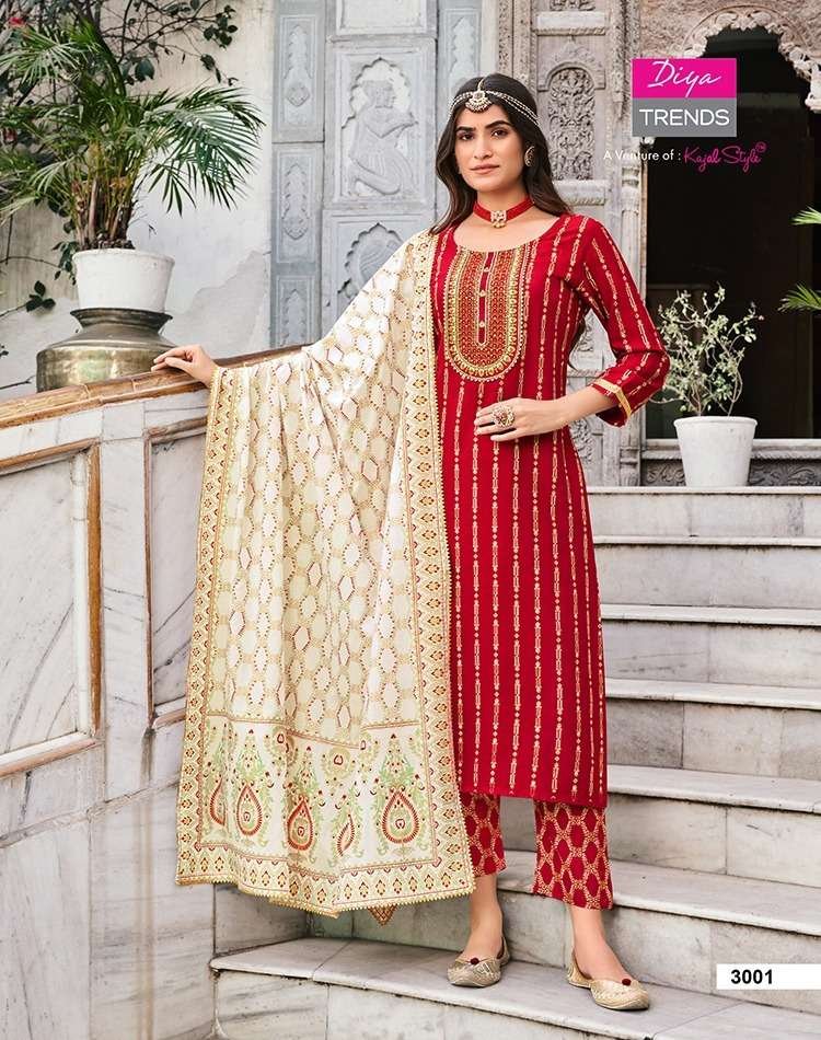 Diya Trends Alveera Vol-3 3001-3008 Series 1
