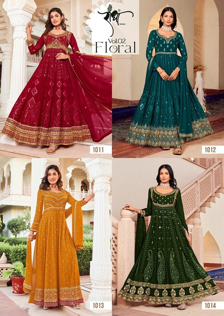 Radha Trendz Floral Vol-2 1011-1014 Series 5