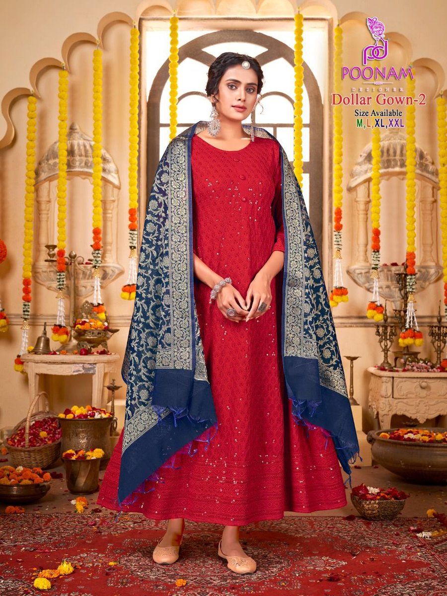 Poonam Designer Dollar Gown Vol-2 1001-1008 Series 3