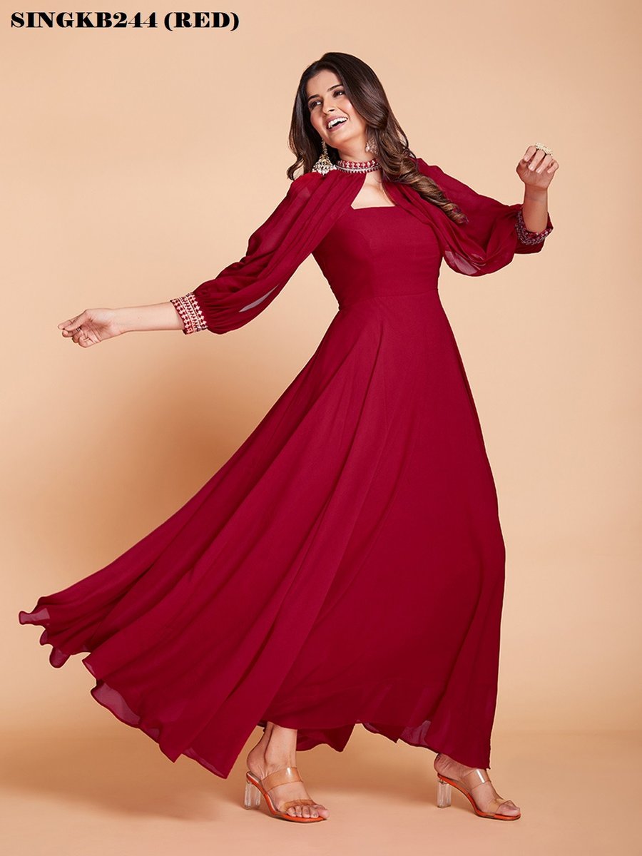 Arya Designs Gown Sing-244 Design 1