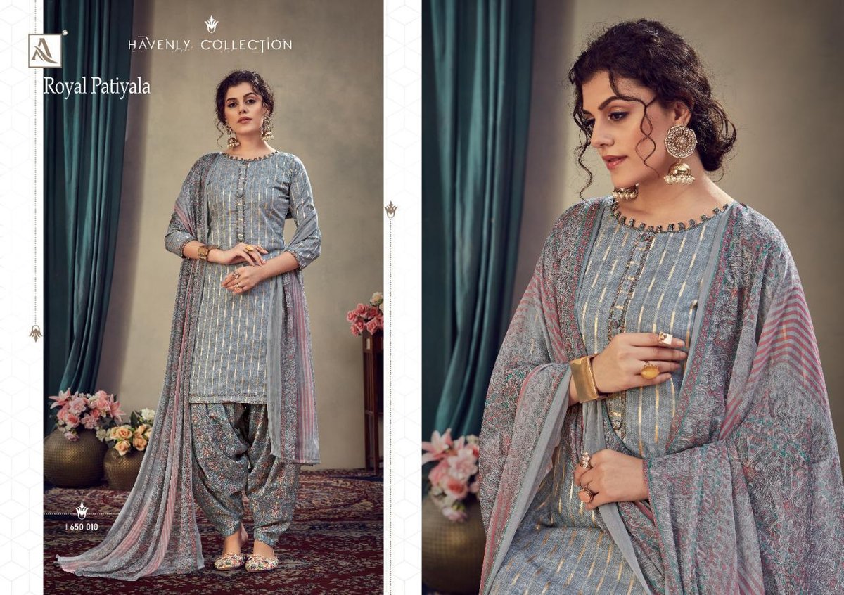 Alok Suit Royal Patiyala 650-001-650-010 Series 10