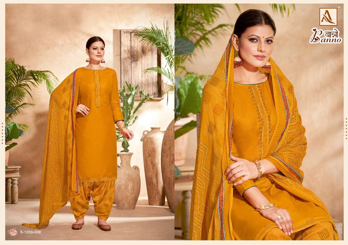 Alok Suits Banno 1059-001 to 1059-008 Series 6