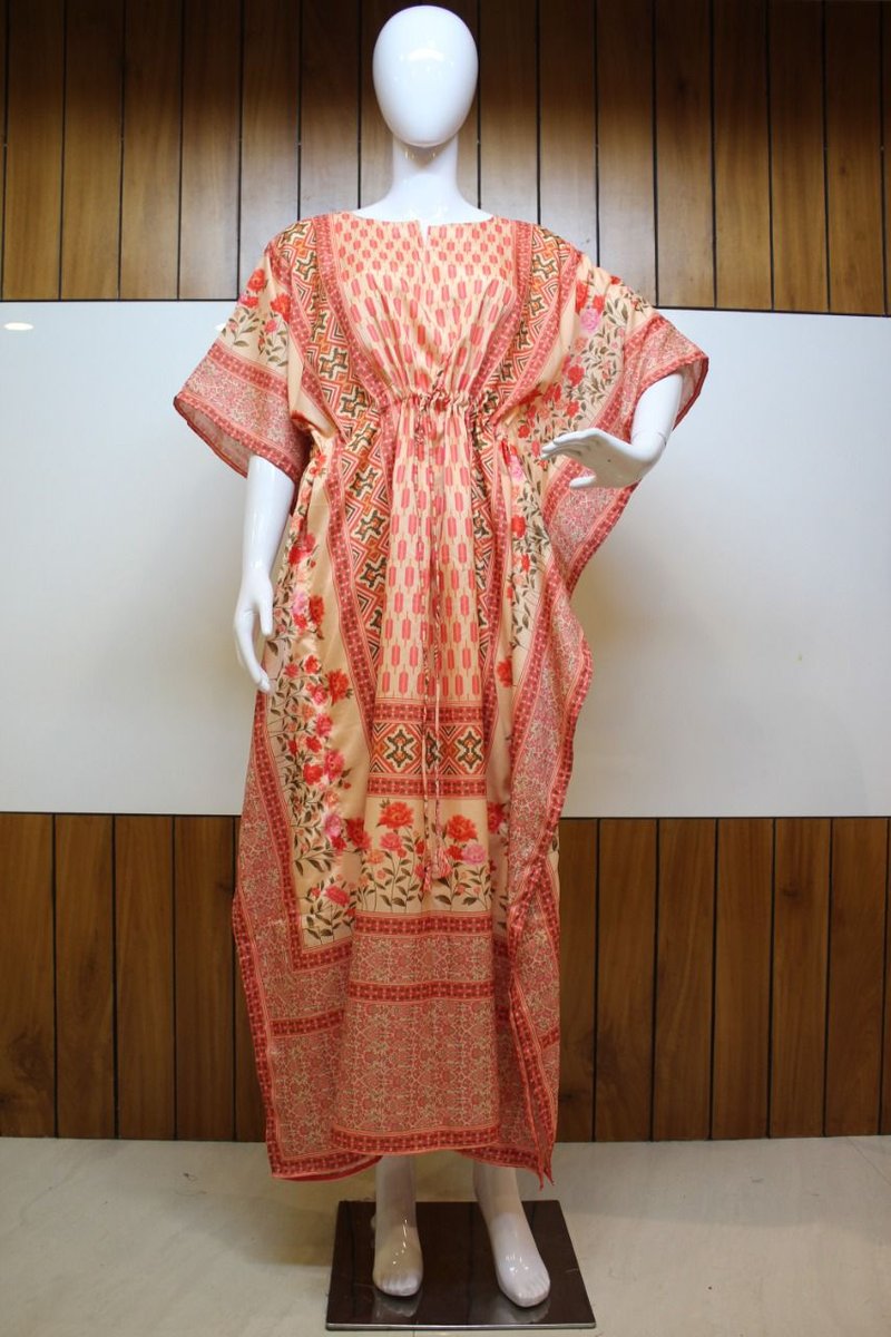 Inayat Floral Printed kaftans Collection 21001-21007 Series 8