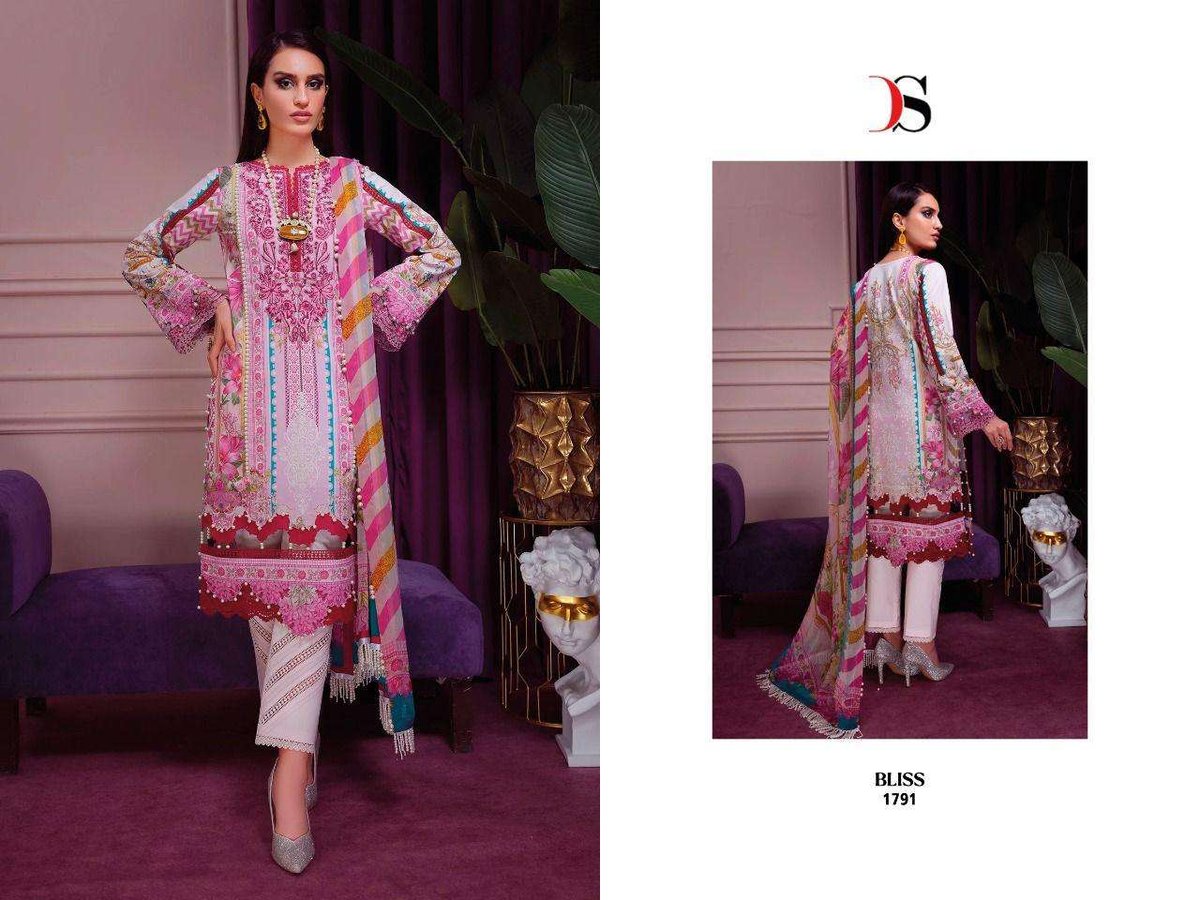 Deepsy Suits Bliss Lawn Vol-4 1791-1798 Series 1