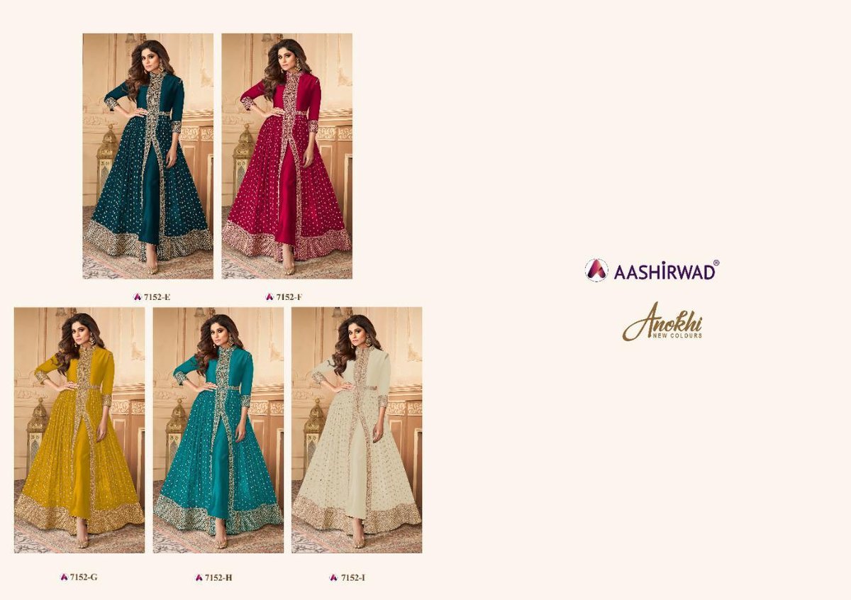Aashirwad Creation Gulkand Anokhi 7152 New Colors 6