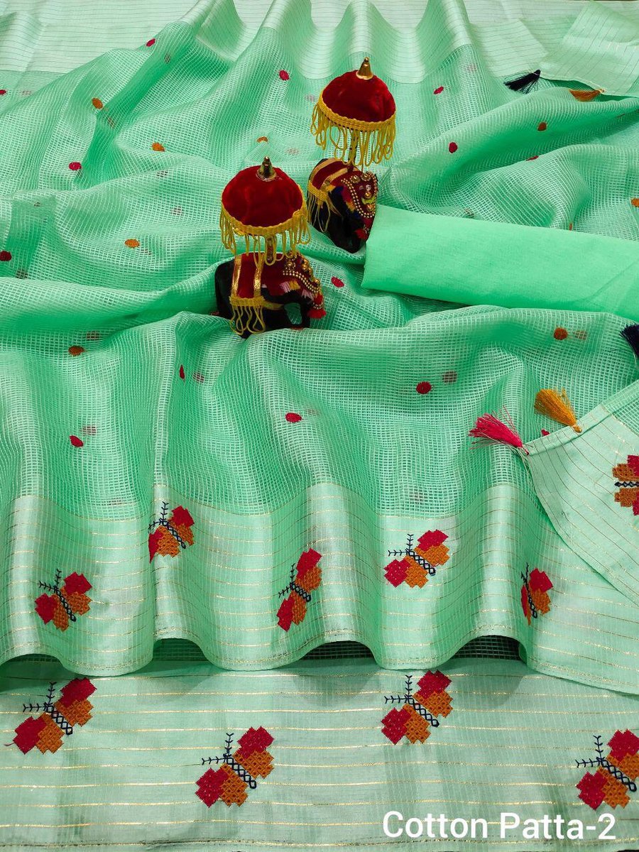 Cotton Patta Saree Parth Vol-2 Colors 1