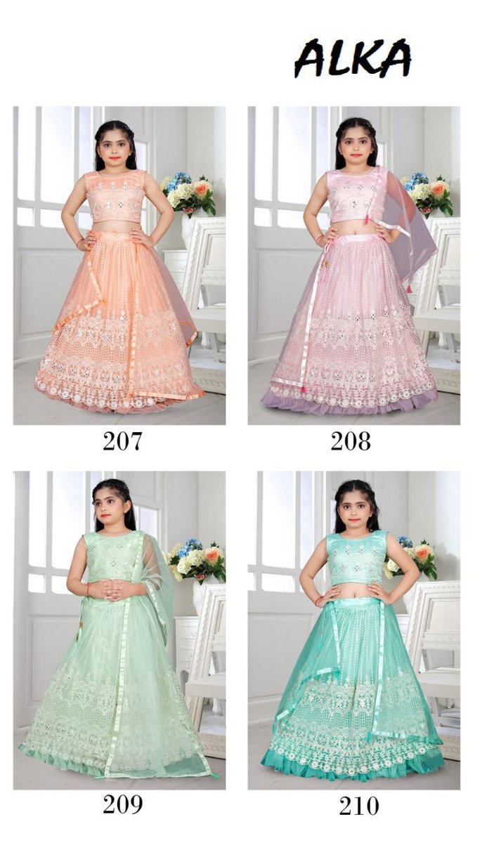 Alka Children Wear Vol-25 207-210 Series 5
