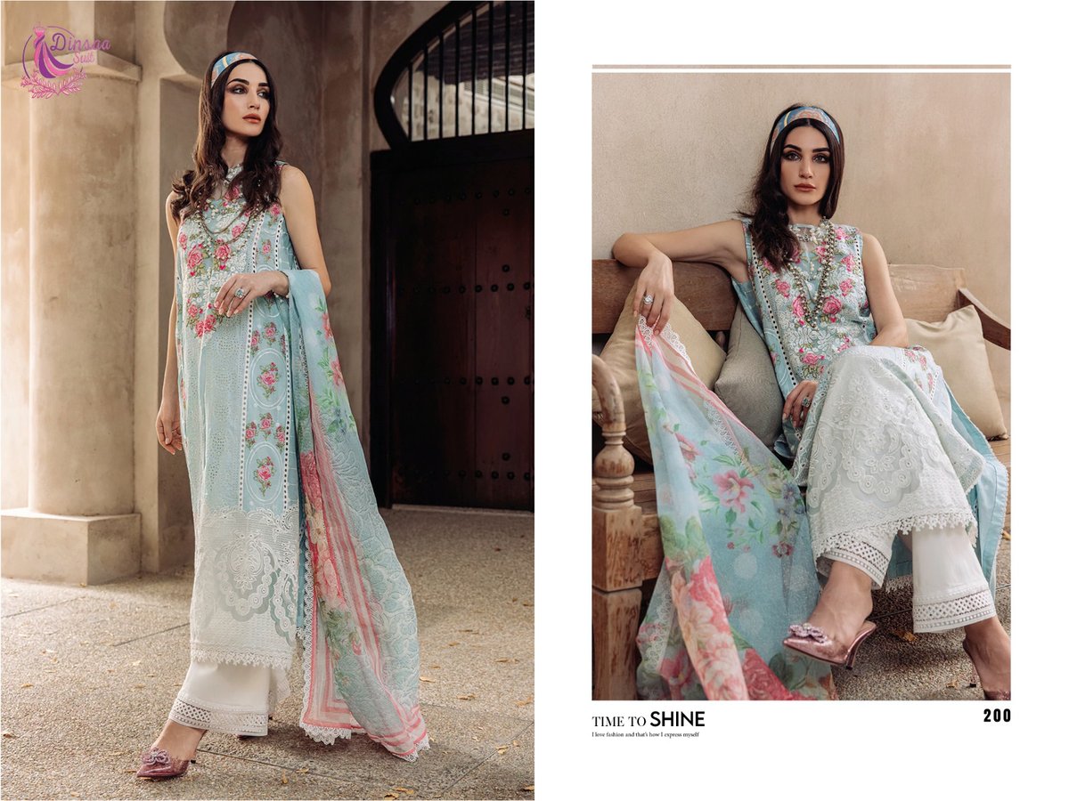 Dinsaa Suit Maria B Vol-2 200-202 Series 1