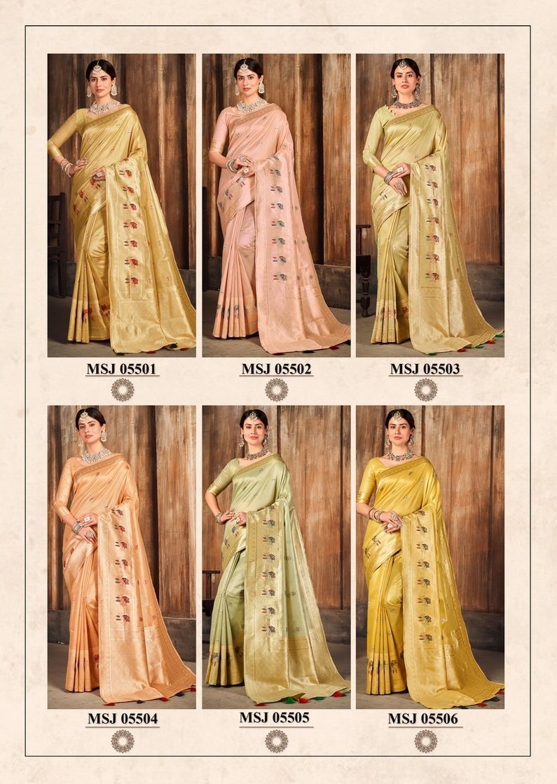 Aura Saree Sumaya Vol-4 05501-05506 Series 7