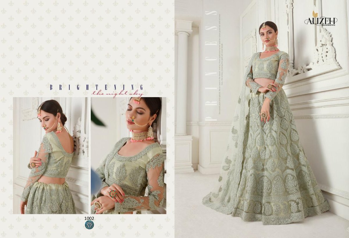 ALIZEH BRIDAL HERITAGE VOL-1 1001 TO 1004 2