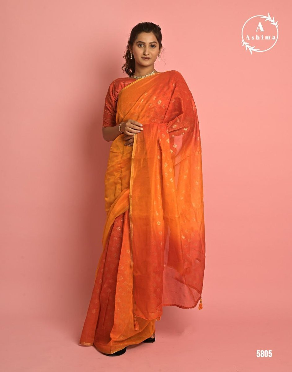 Ashima Saree Cotton Foil 5801-5808 Series 5
