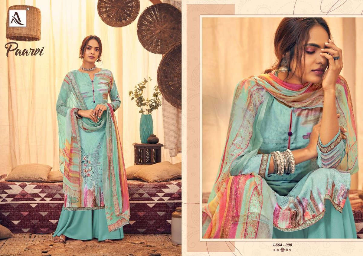 Alok Suits Paarvi 664-001-664-008 Series 8