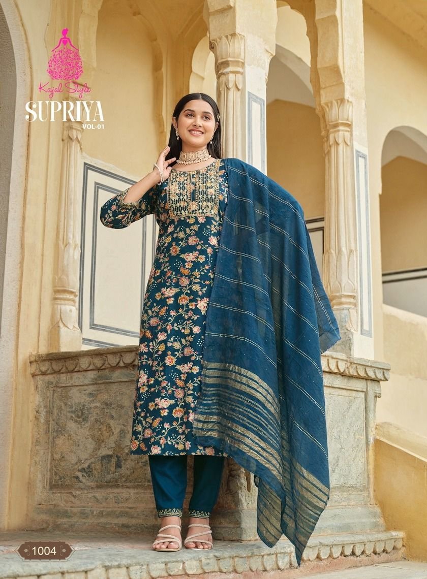 KAJAL STYLE SUPRIYA VOL-1 1001 TO 1008 4