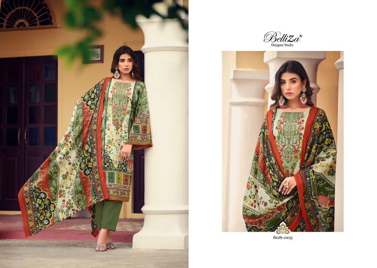 Belliza Designer Naira Vol-14 808-001 to 808-008 Series 5
