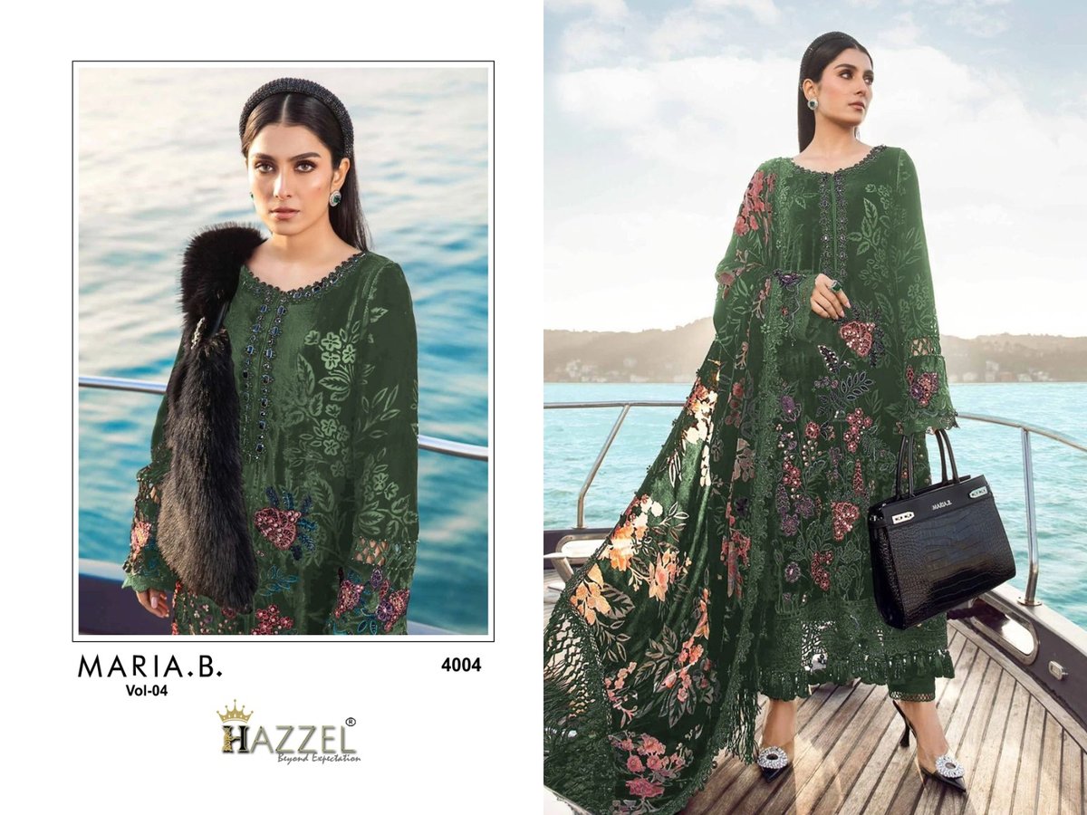 HAZZEL PRINTS MARIA B VOL-4 4002 TO 4004 3