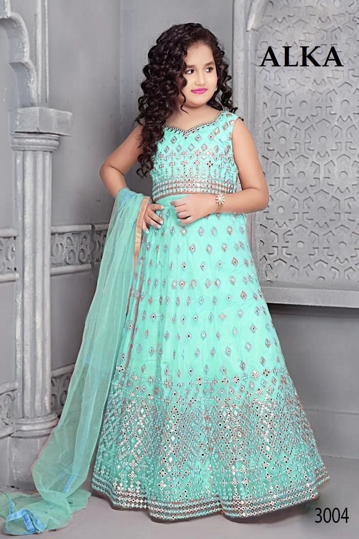 Alka Kidswear Lehenga 3001-3004 Series 7