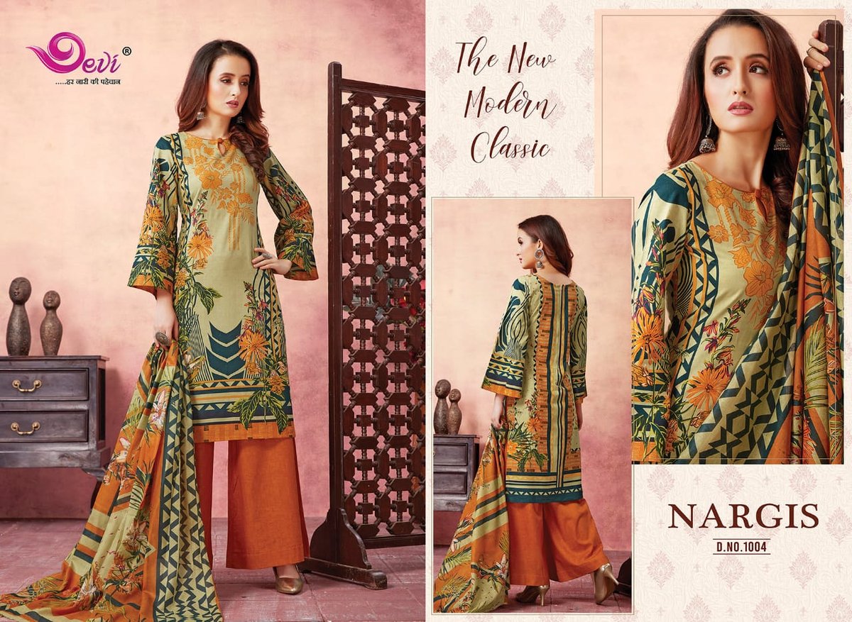 Devi Nargis Pure Lawn 1001-1010 Series 4