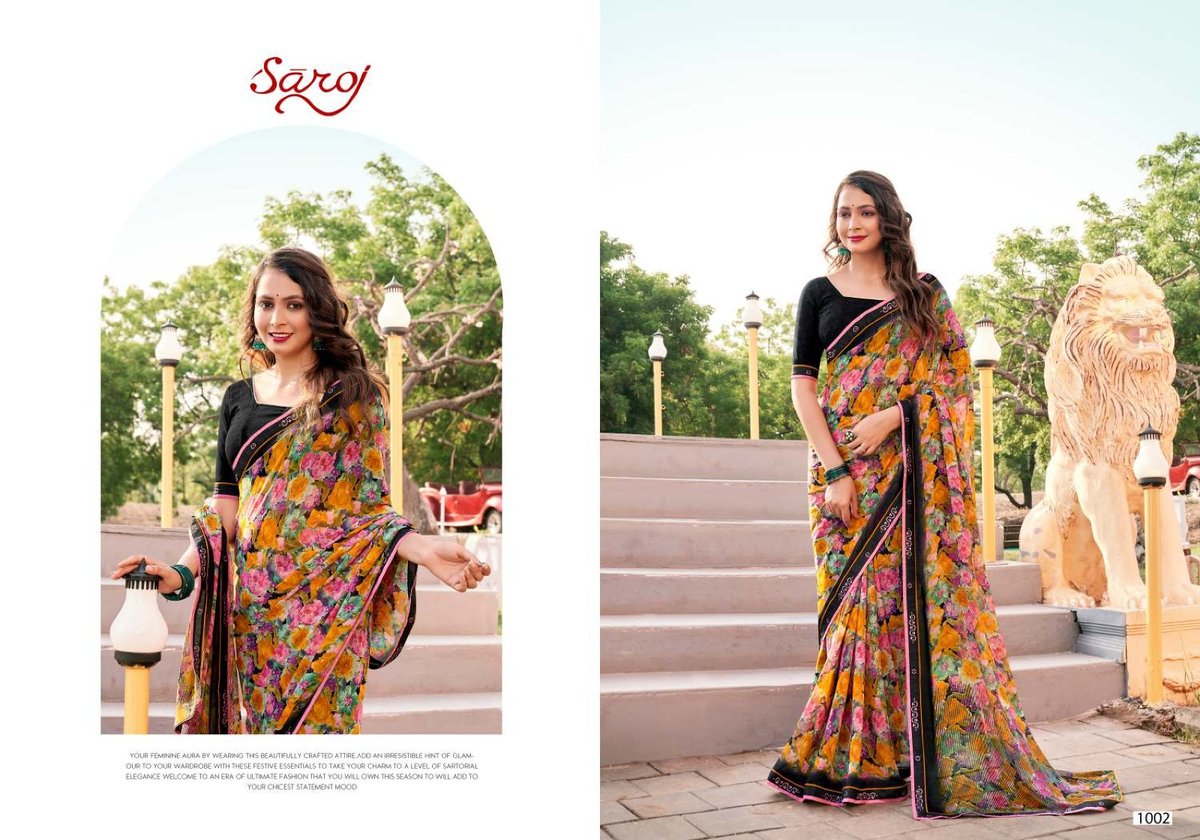 SAROJ SAREE CARNIVAL 1001 TO 1007 2