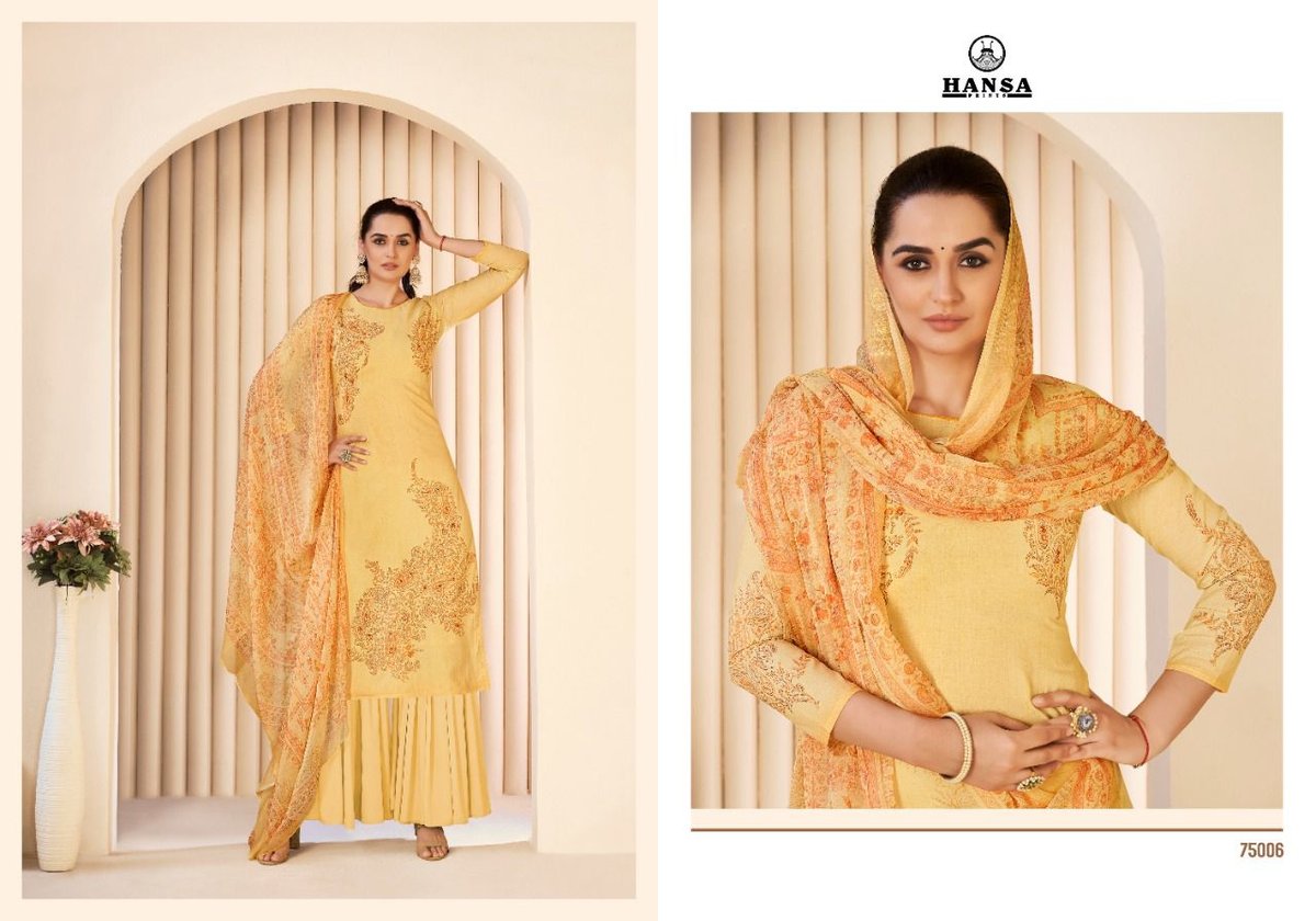 Hansa Prints Husna Ara Niharika 75001-75006 Series 6