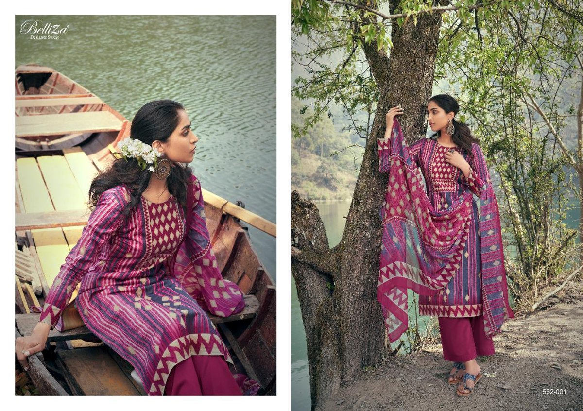 Belliza Designer Festive Fusion 532-001 to 532-010 Series 1