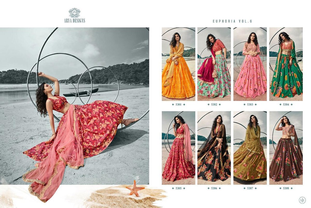 Arya Designs Euphoria Vol-6 5301-5308 Series 9