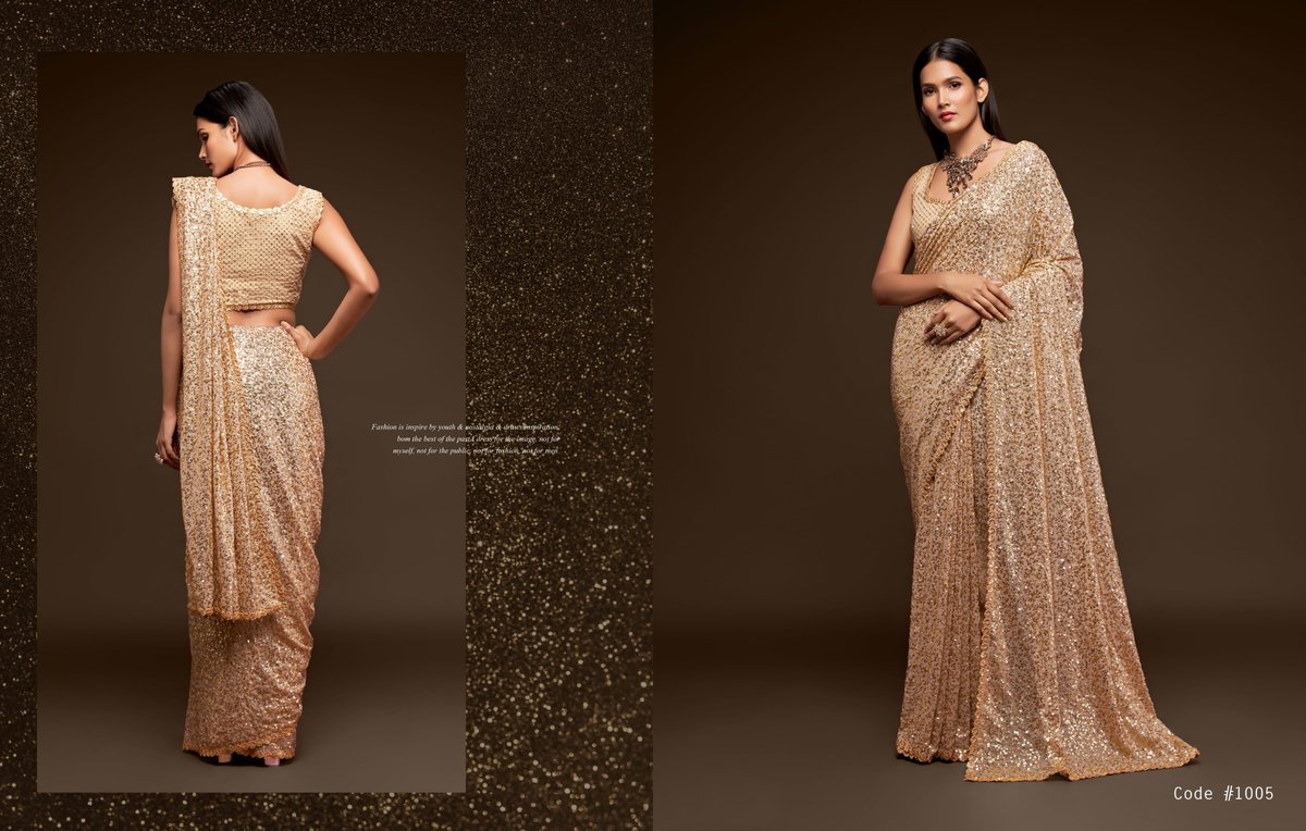 ZEEL CLOTHING THE STARLIT SAREES VOL-1 1001 TO 1012 5