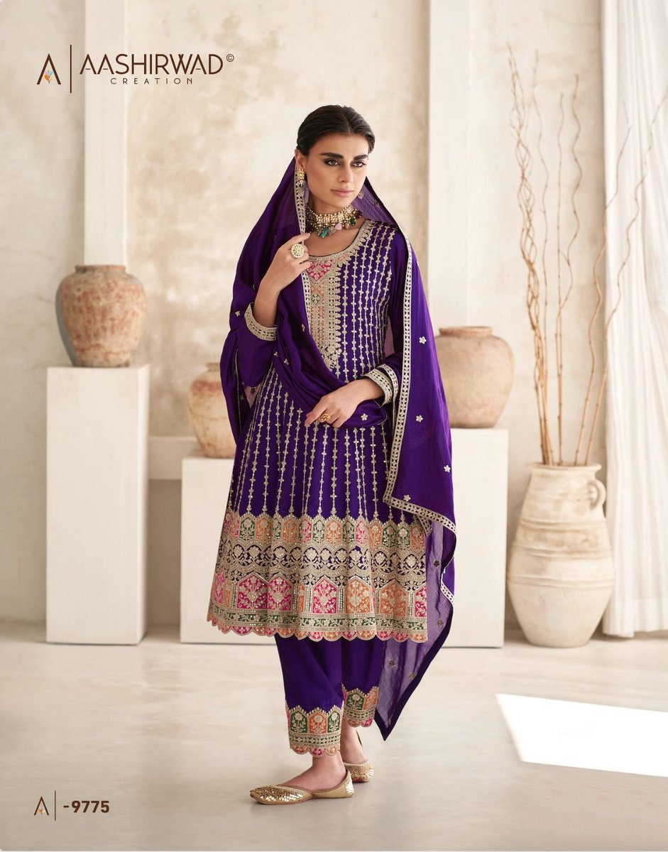 Aashirwad Creation Romani 9774-9777 Series 2