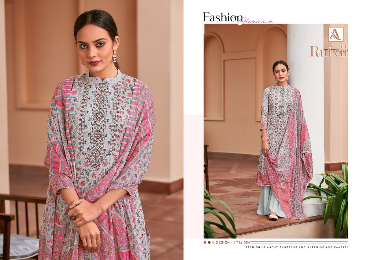 Alok Suit Rutvii 1732-001 To 1732-008 Series 4