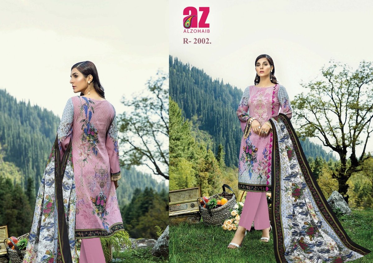 AZ AL Zohaib Roohi Lawn Collection 2001-2010 Series 2