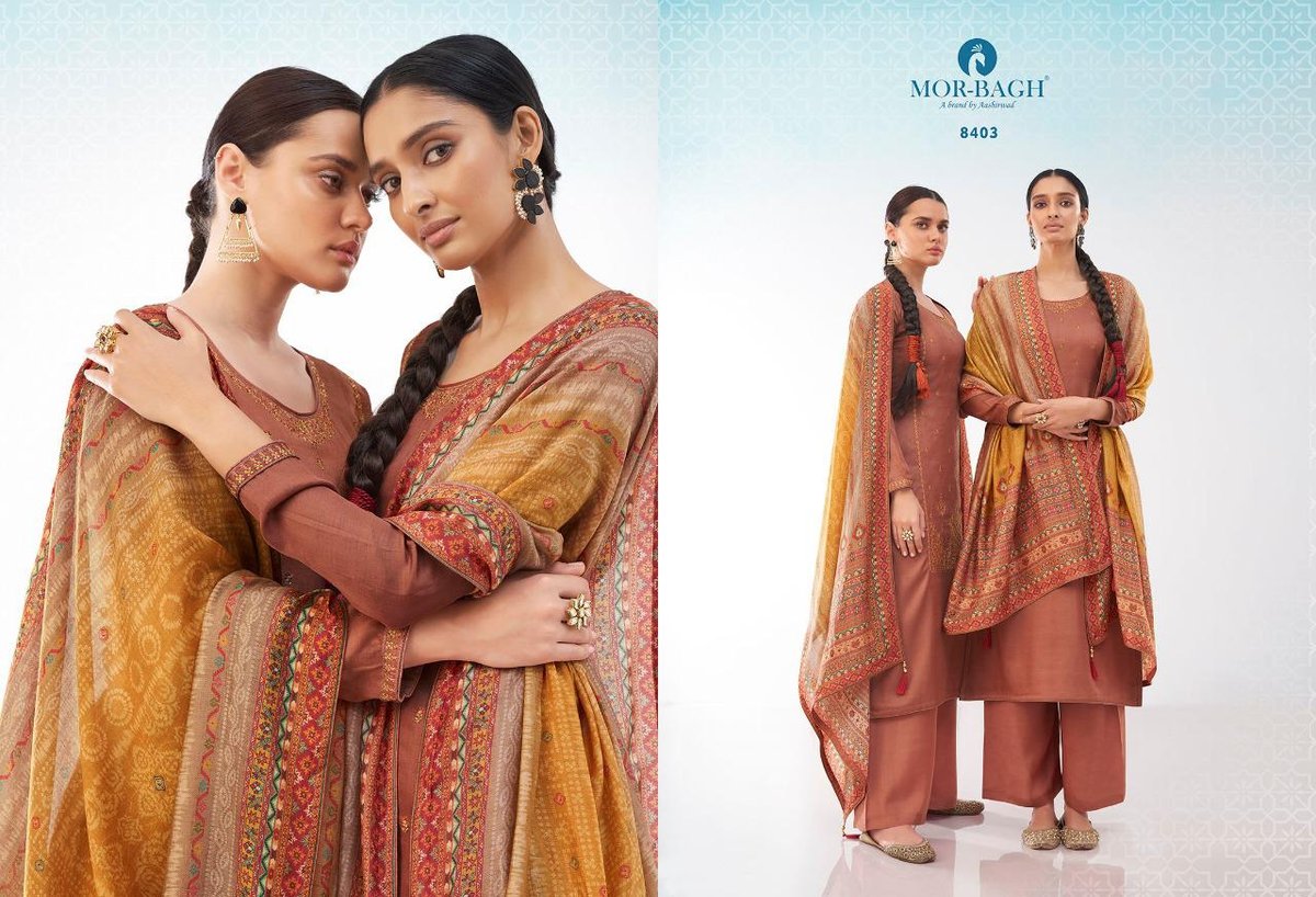 Aashirwad Creation Mor-Bagh Bandhan 8400-8405 Series 4