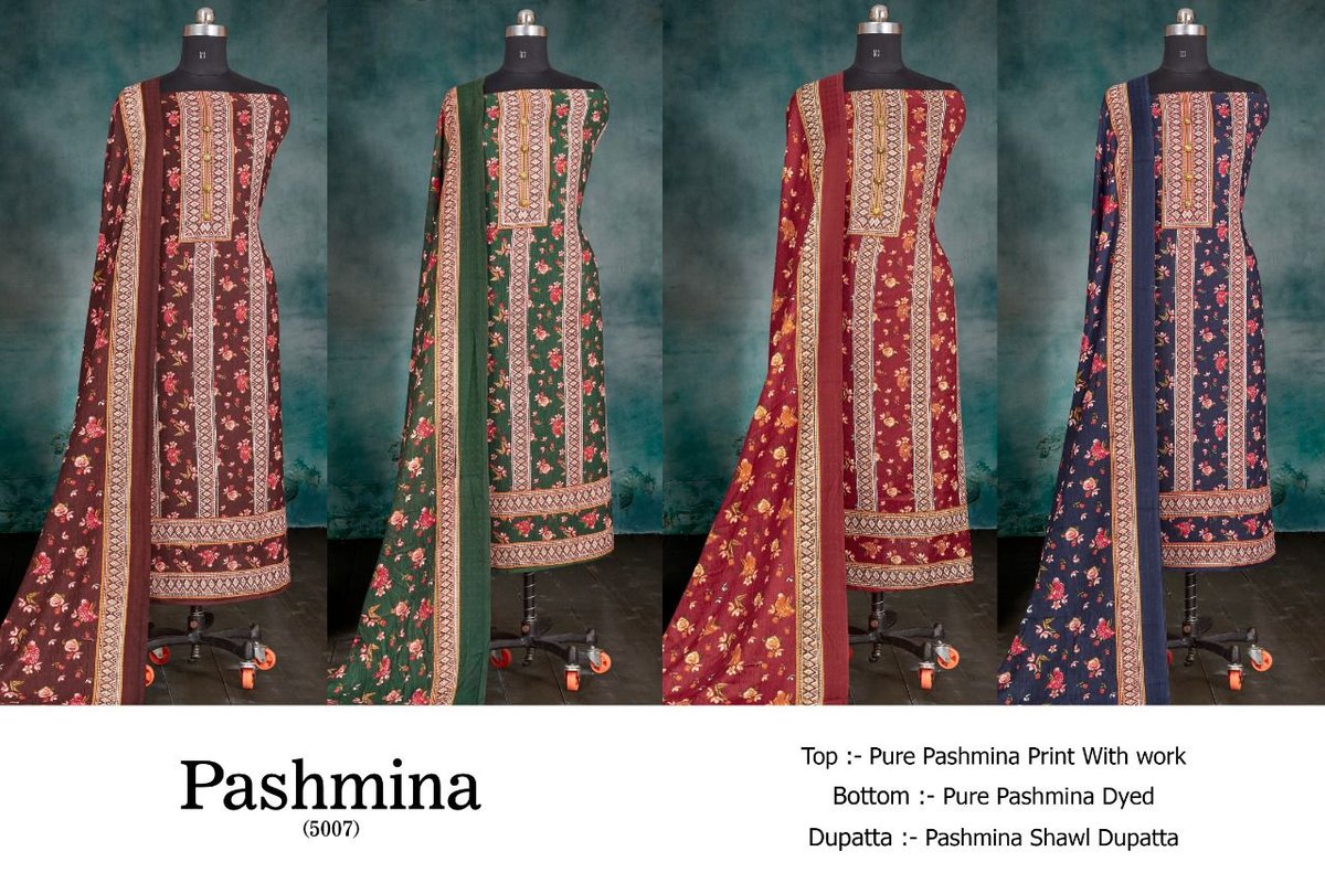 Bipson Prints Pashmina 5007 Colors 5