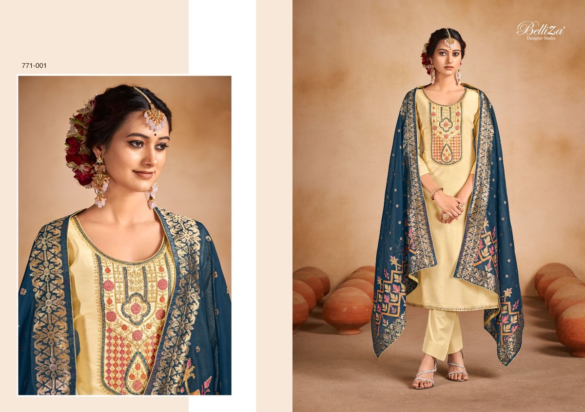 Belliza Designer Saadgi 771-001 to 771-008 Series 1