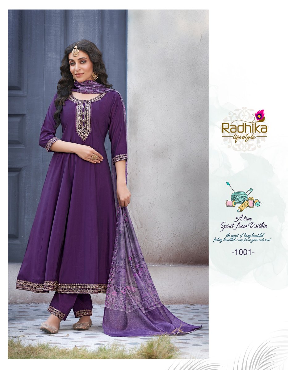 RADHIKA LIFESTYLE GULMOHAR VOL-1 1001 TO 1004 1