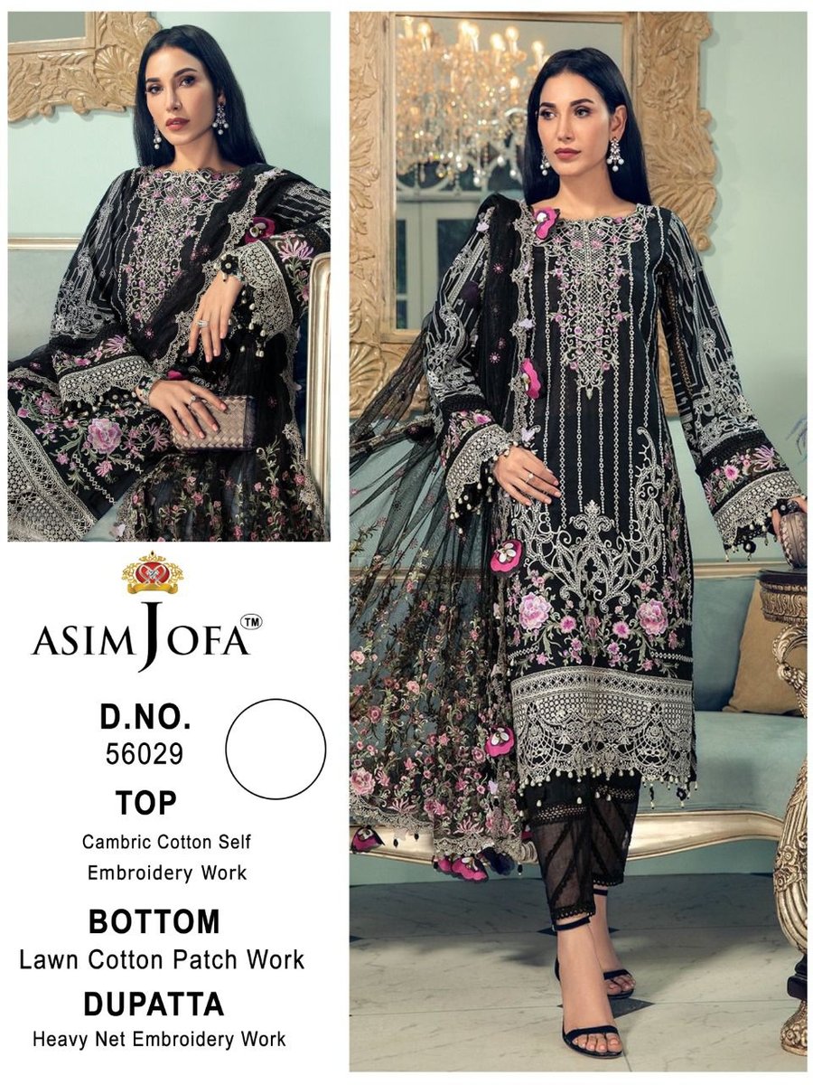 Asim Jofa Super Hit 56029 Dress Material 1