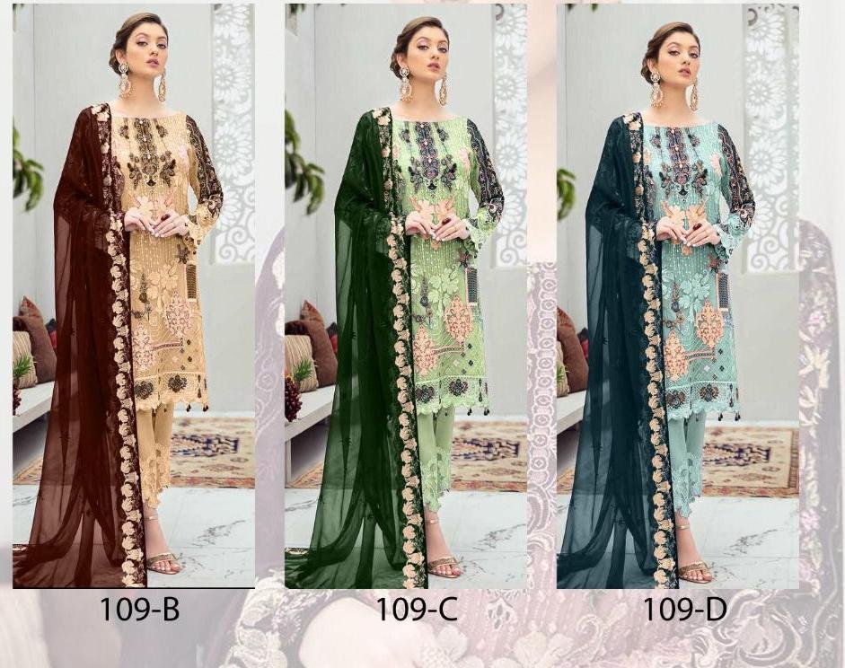 Affan Creation 109 New Colors Salwar Kameez 7